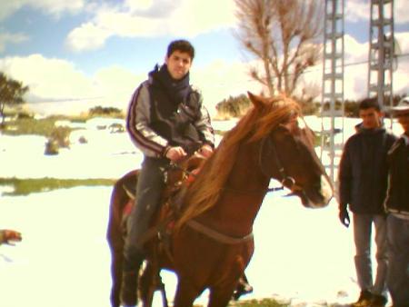moi sur le dos de beck!
