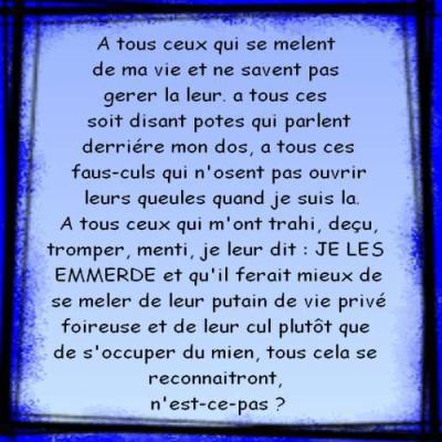 jolie texte j'adére a 100%