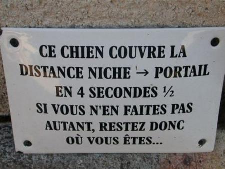 sympa de prévenir !